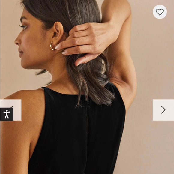 Boden Halterneck Velvet Jumpsuit - Picture 3 of 11